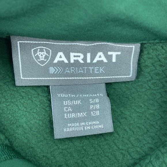 Ariat Unisex Youth Verde New Team Softshell Mexico Jacket Size S - Picture 9 of 13
